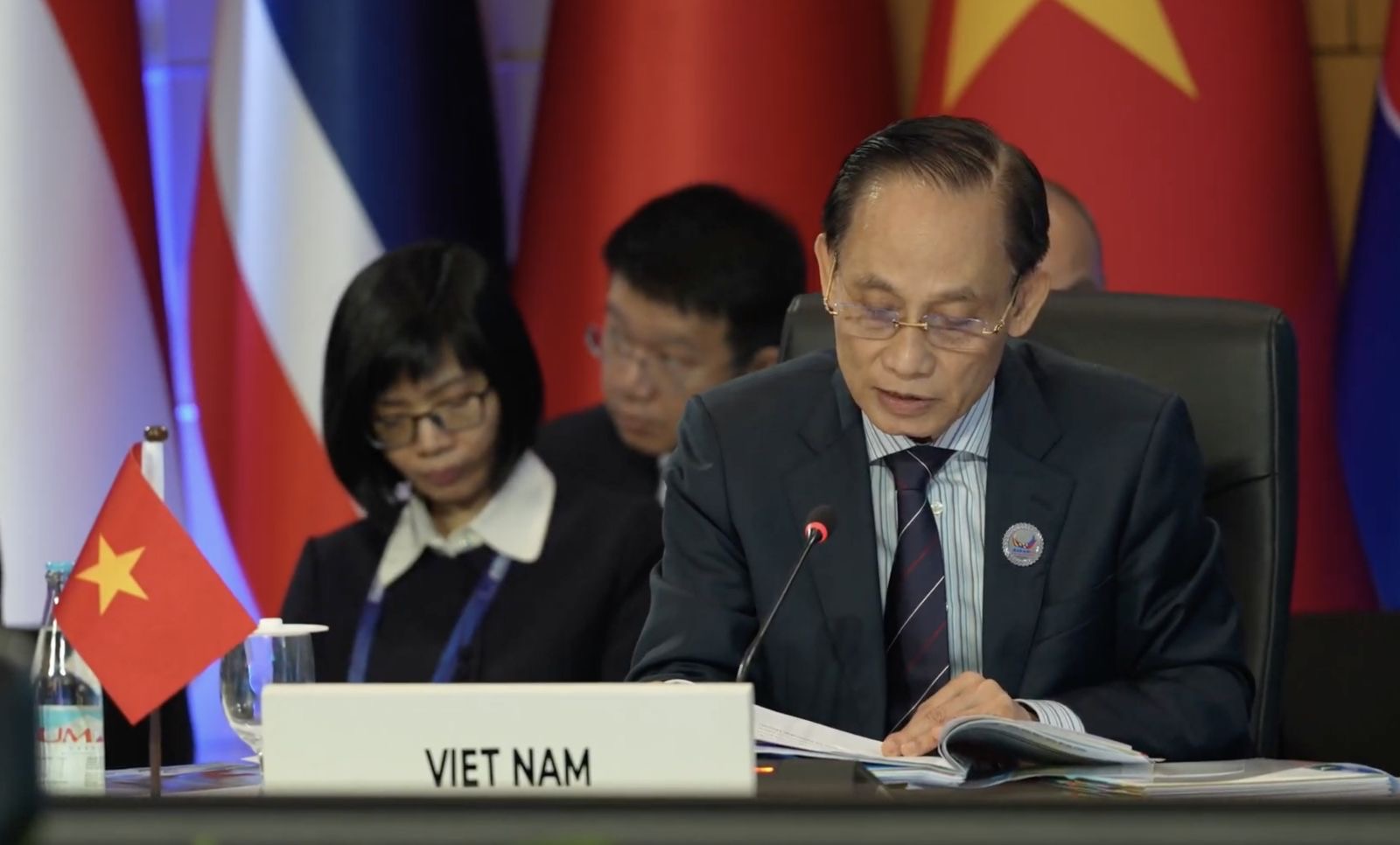 Uỷ viên Bộ Chính trị, Bộ trưởng Ngoại giao Lê Hoài Trung tham dự Hội nghị Bộ trưởng Ngoại giao ASEAN - Trung Quốc